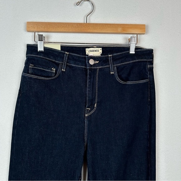 NWT L’Agence Margot High Rise Skinny Jean in Bleu 30 - Picture 4 of 12